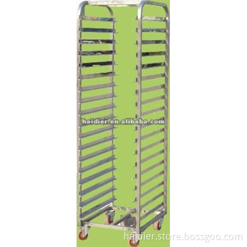stainless steel bread trolley rack